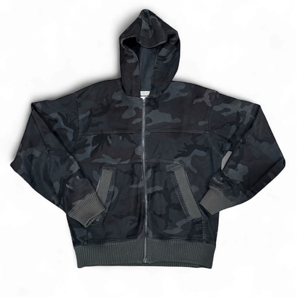 Columbia Other - Columbia Black Camo Full-Zip Hoodie Men’s - Size: Medium